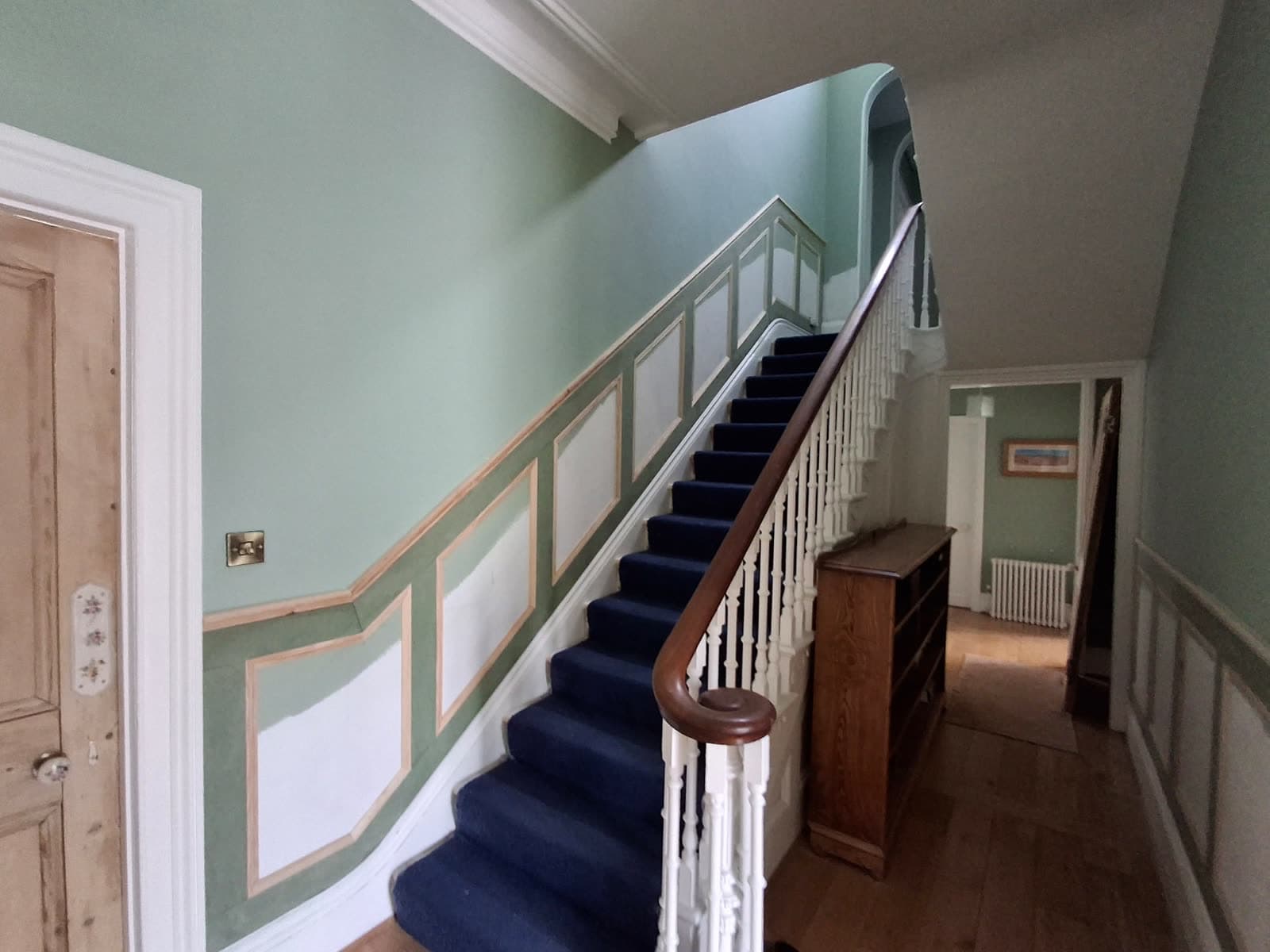 Heritage staircase and panelling